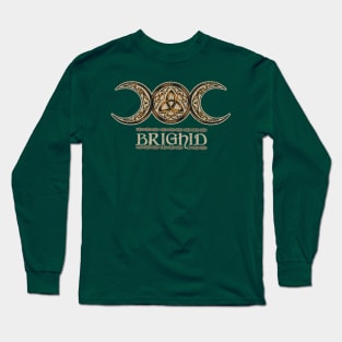 Brighid's Triple Moon Long Sleeve T-Shirt